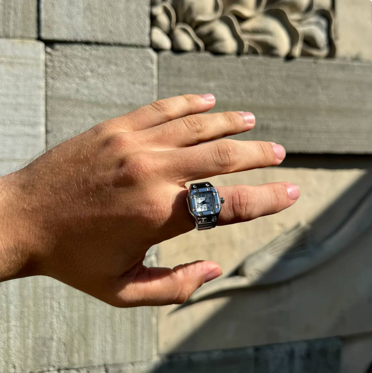 BAGUE BOZHI ❈ SANTOS SILVER WHITE