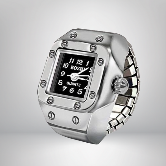 BAGUE BOZHI ❈ SANTOS SILVER BLACK