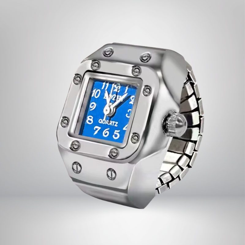 BAGUE BOZHI ❈ SANTOS SILVER BLUE