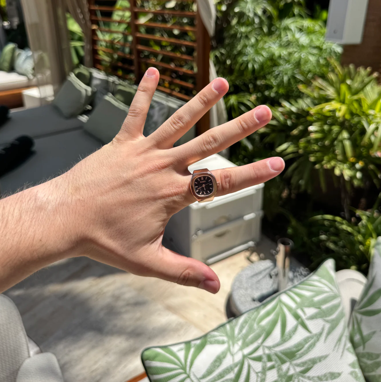 BAGUE BOZHI ❈ NAUTILUS ROSE BLACK