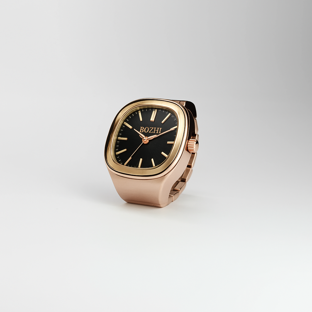 BAGUE BOZHI ❈ NAUTILUS ROSE BLACK