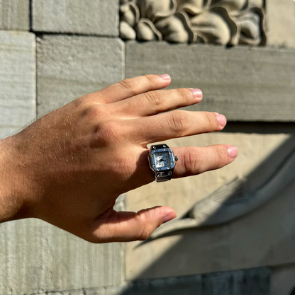 BAGUE BOZHI ❈ SANTOS SILVER WHITE