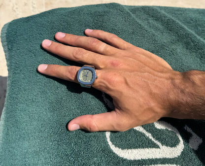 BAGUE BOZHI ❈ NAUTILUS SILVER GREEN