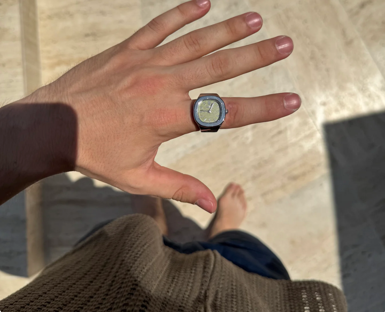 BAGUE BOZHI ❈ NAUTILUS SILVER GREEN