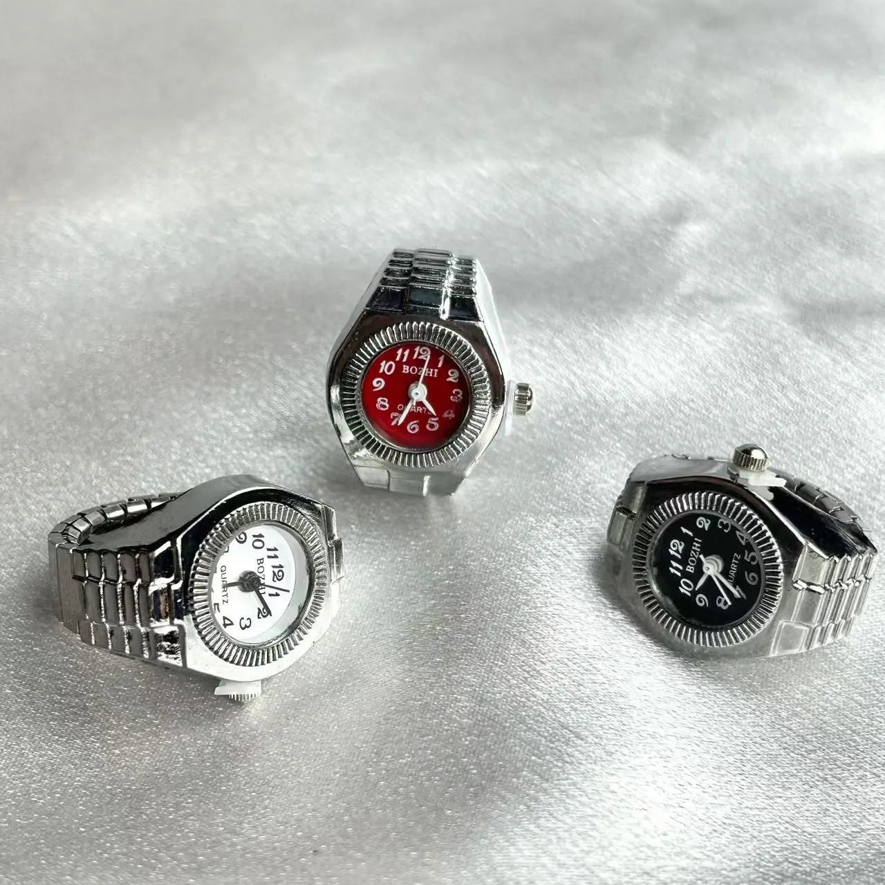 BAGUE BOZHI ❈ MILANO SILVER RED