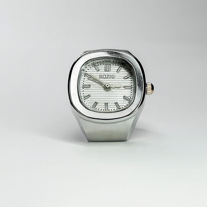 BAGUE BOZHI ❈ NAUTILUS SILVER WHITE