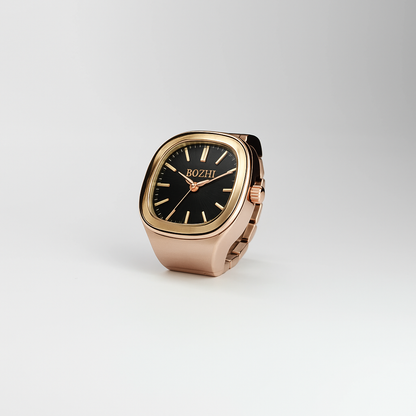 BAGUE BOZHI ❈ NAUTILUS ROSE BLACK