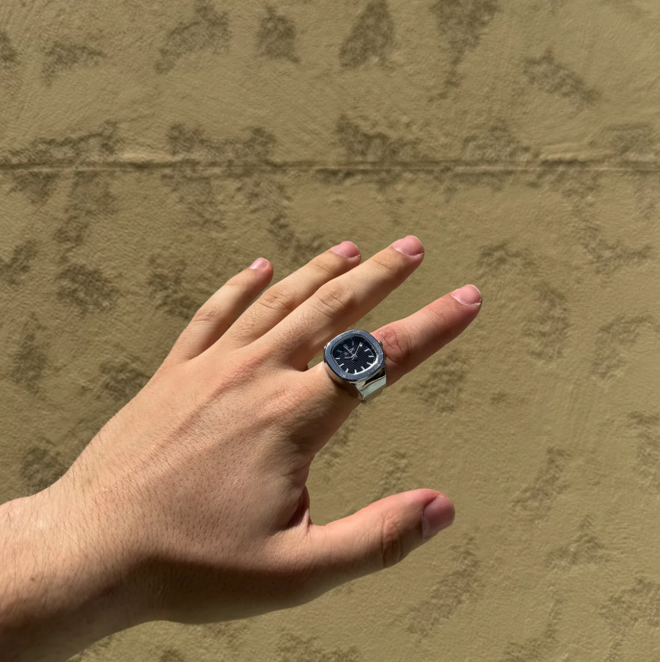 BAGUE BOZHI ❈ NAUTILUS SILVER BLACK